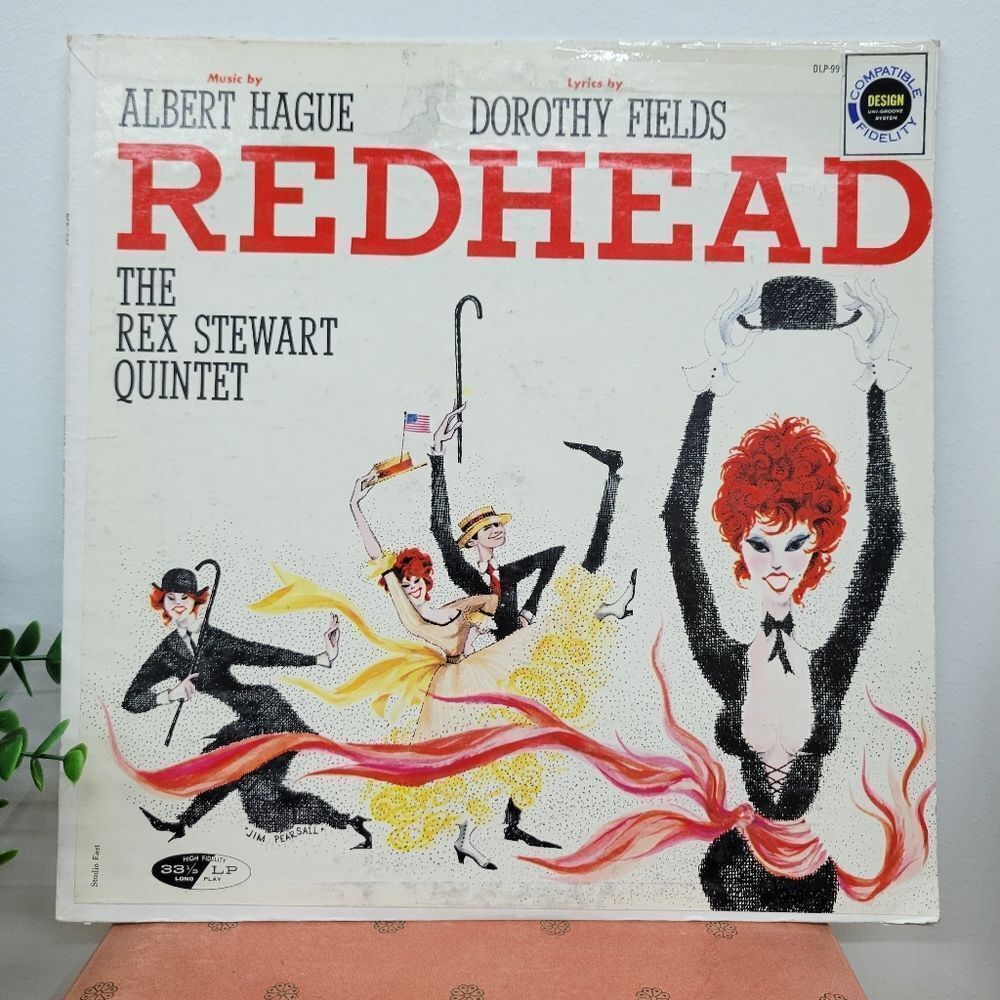 Vintage Rex Stewart Quintet – Redhead LP (1959) Vinyl Record Physical Media